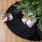 Northlight Faux Black Sable Fur Christmas Tree Skirt - 48"